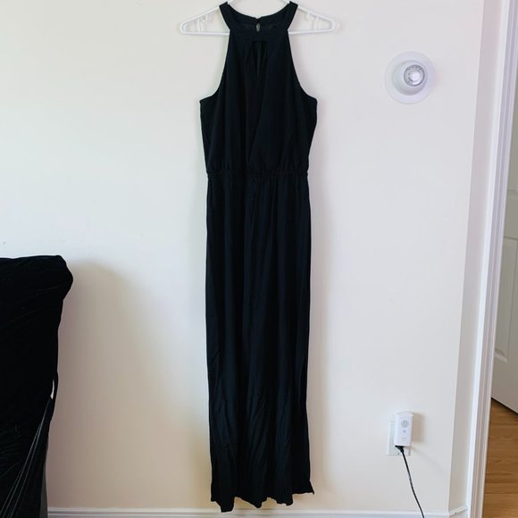 Banana Republic Size 6 Black Maxi Dress - Picture 2 of 8